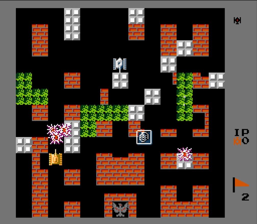 Battle City - геймплей игры Dendy\NES